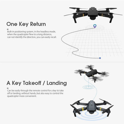 Portable Mini HD Folding Drone With 2MP Camera