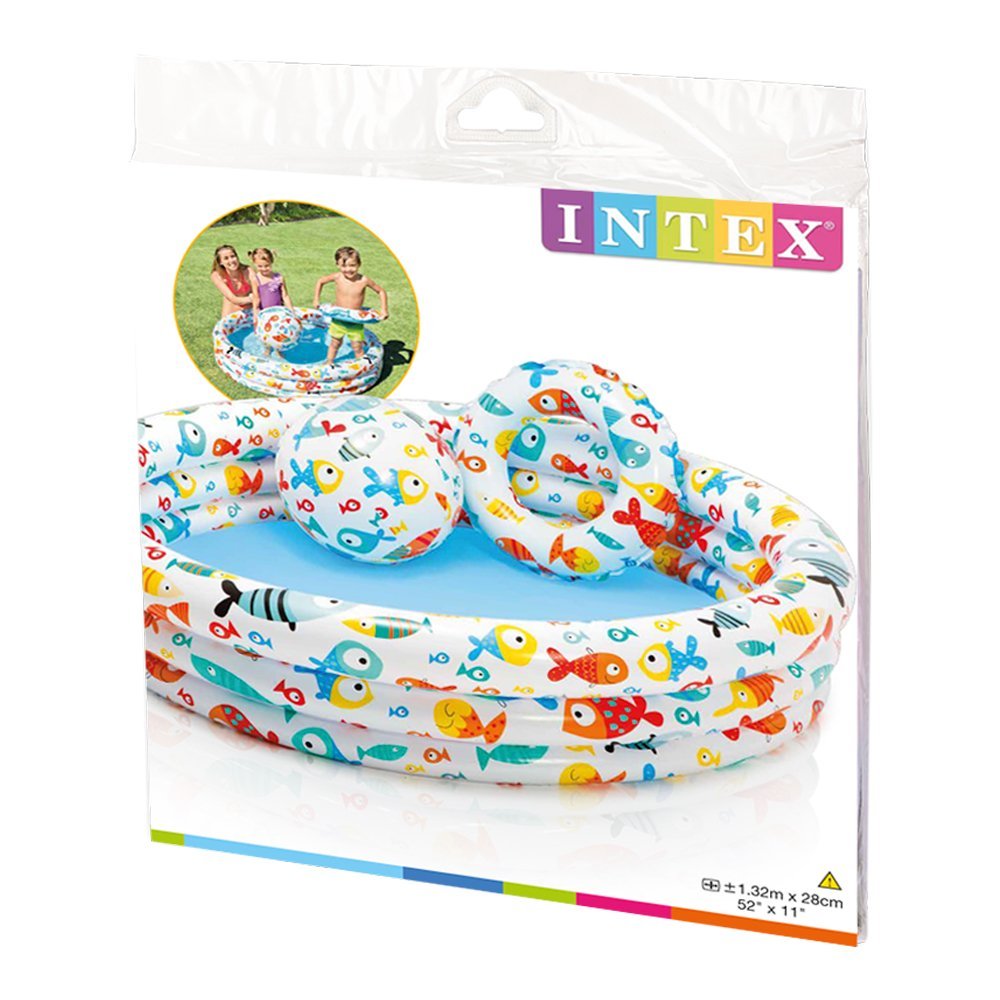 Fun Kids' Pool Set - 2 Pack Inflatable Beach Pools