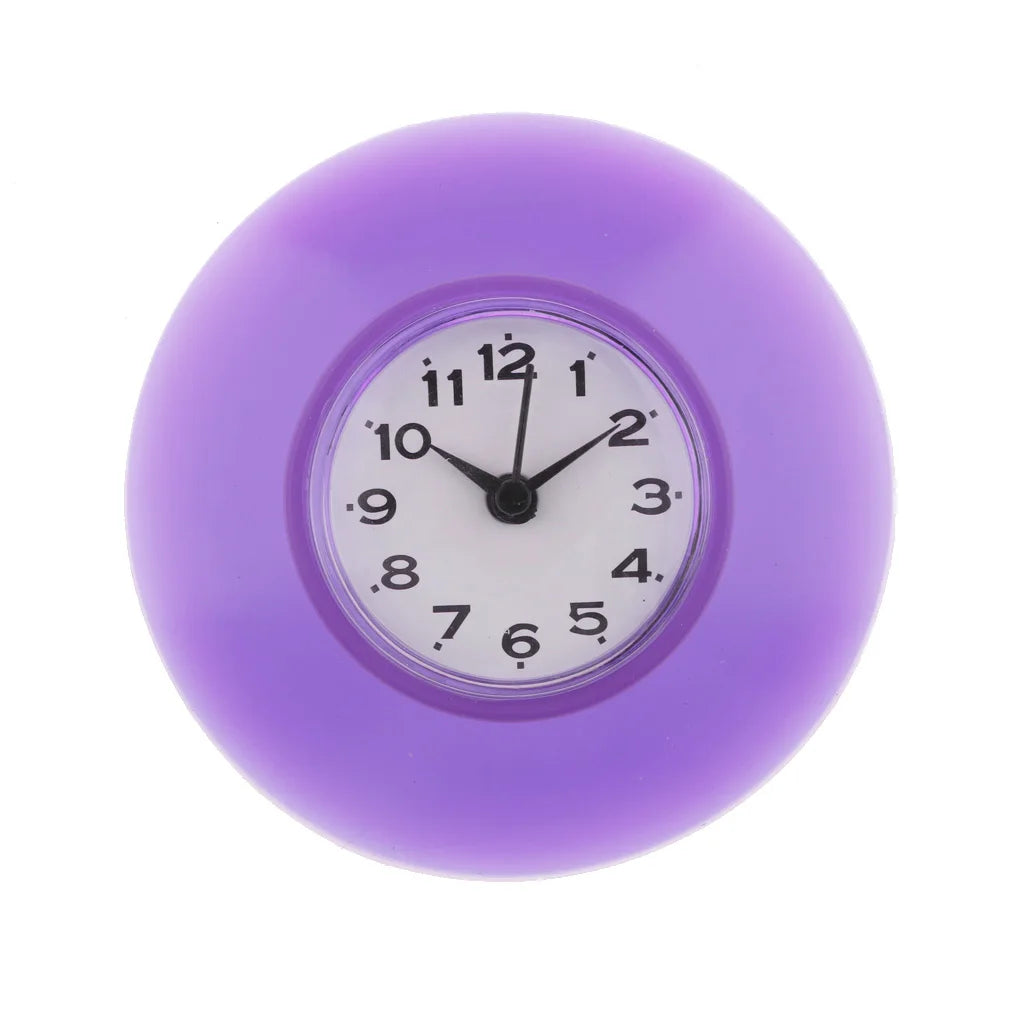 Shower Suction Clock for Bathroom Wall