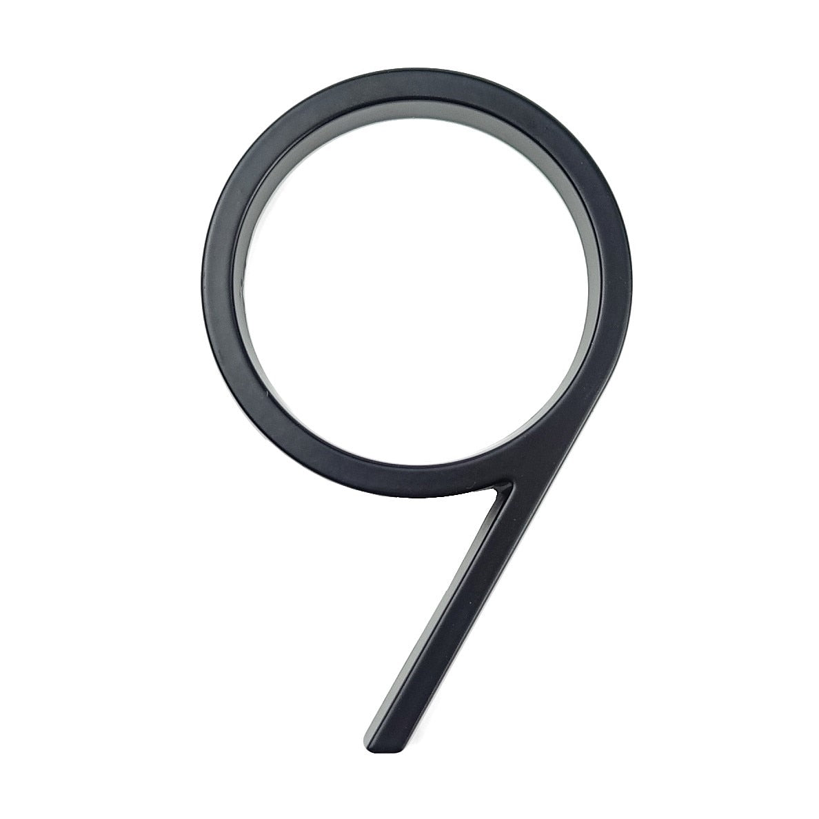 Big Silver Metal House Number Sign