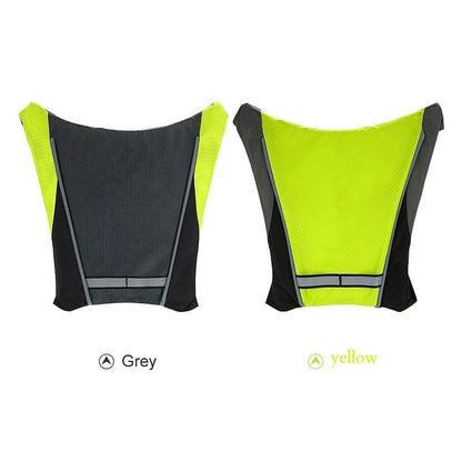 Visible LED Safety Jacket for Cycling Outdoor Night Ride
