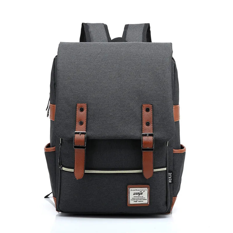 Classic Leather College Backpack