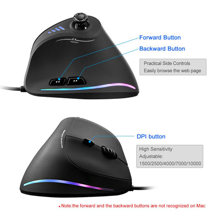 Customizable Comfortable RGB Gaming Mouse