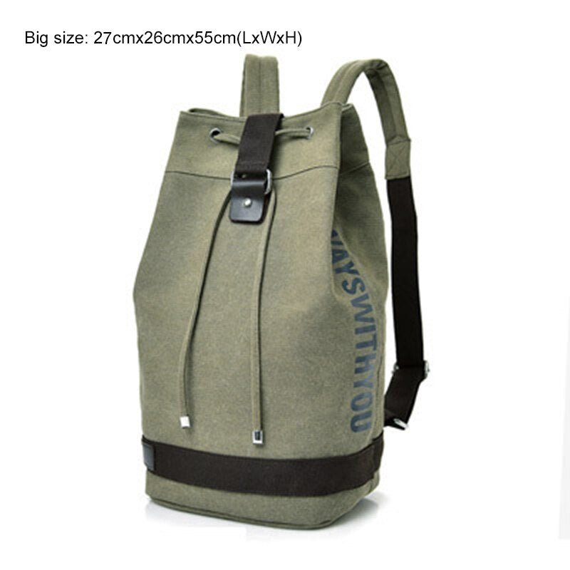 Versatile Travel Canvas Tote Backpack Bag