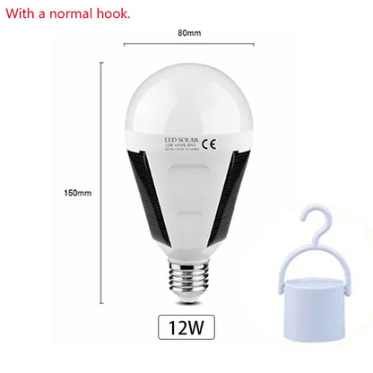 Outdoor Solar LED Light Bulb 7W/12W Waterproof E27