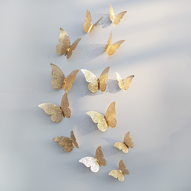 Beautiful 3D Butterfly Wall Decor
