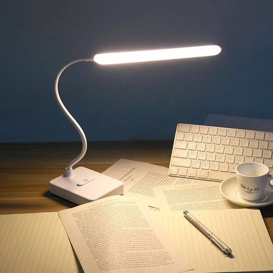 Soft LED Desk Lamp with USB Charger and Phone Stand - Befez