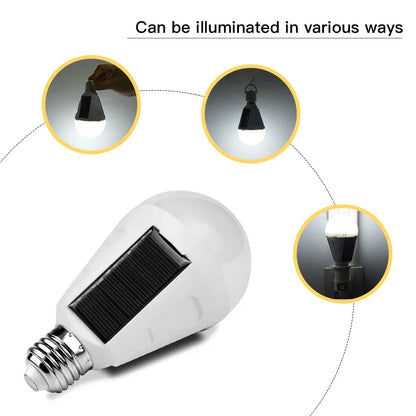 Outdoor Solar LED Light Bulb 7W/12W Waterproof E27