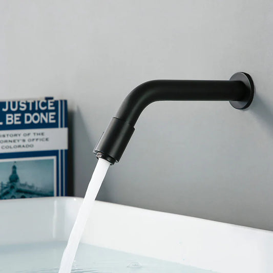 Sleek Black Wall Mount Faucet - Befez