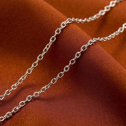 Sparkling Crystal Snowflake Pendant Necklace Long Chain