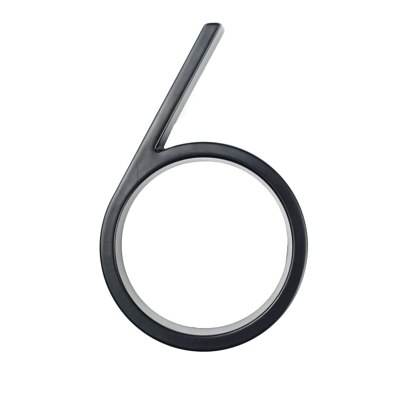 Big Silver Metal House Number Sign