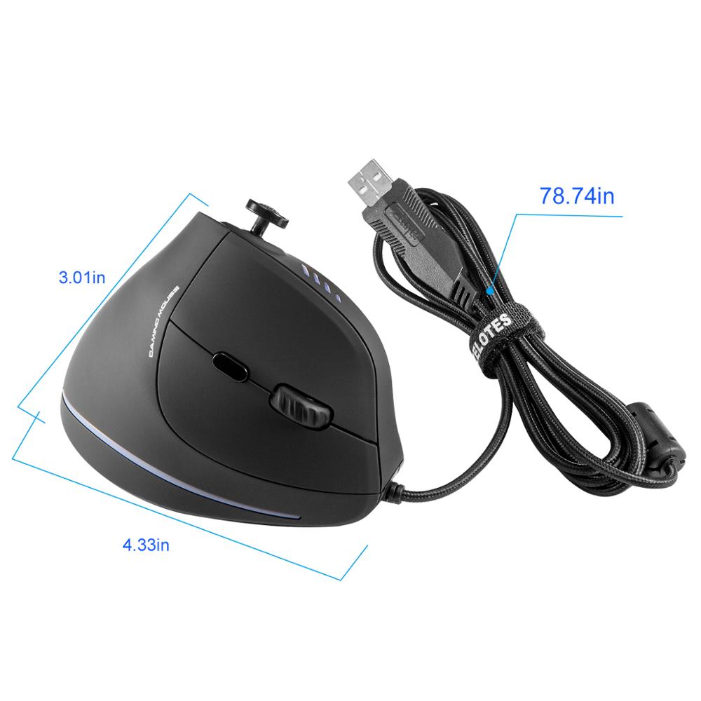 Customizable Comfortable RGB Gaming Mouse