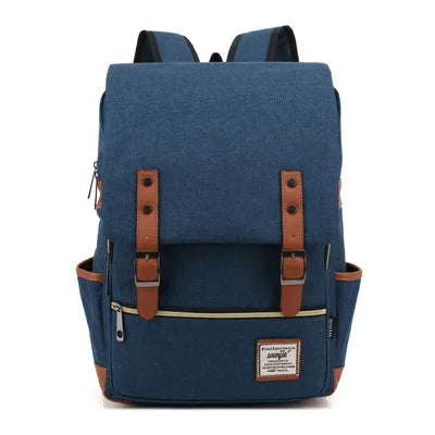 Classic Leather College Backpack