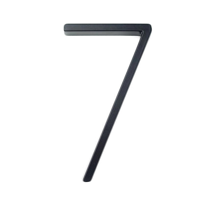 Big Silver Metal House Number Sign