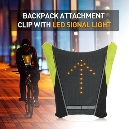 Visible LED Safety Jacket for Cycling Outdoor Night Ride