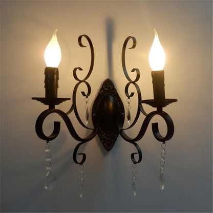 Classic Black LED Wall Lamp