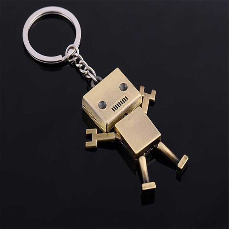 Small Funny Robot Keychain