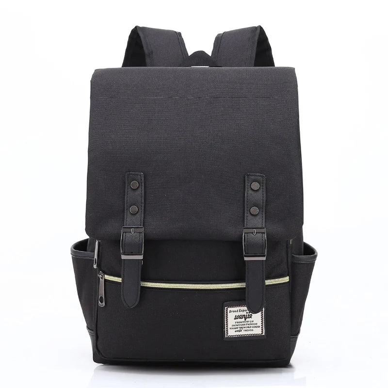 Classic Leather College Backpack