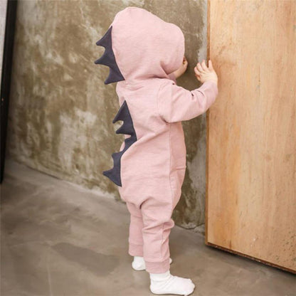 Cozy Dinosaur Baby Romper Suit
