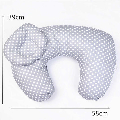 Comfortable Nursing Pillow with Head Support for Mom Baby