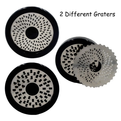 Premium Stainless Steel Cheese Grater & Veg Slicer
