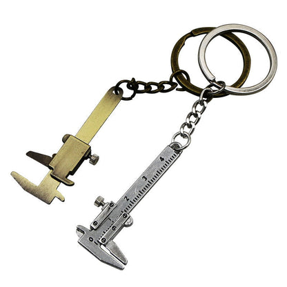 Compact Pocket Caliper Keychain Tool