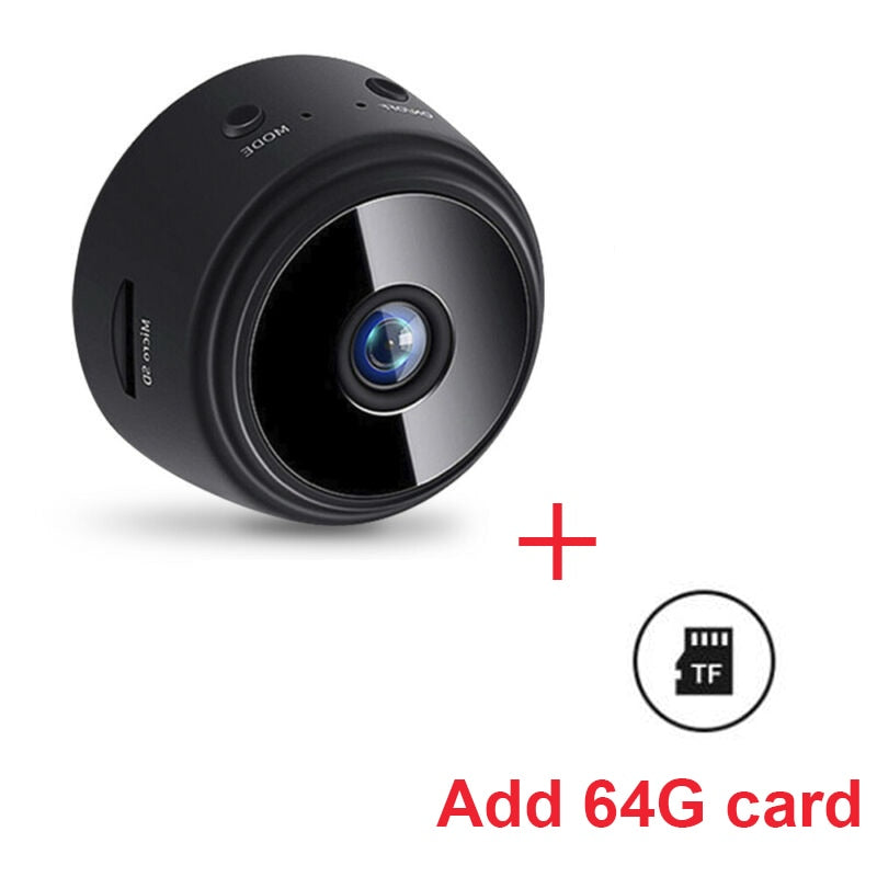 Compact A9 Mini 1080p Night Vision Camera