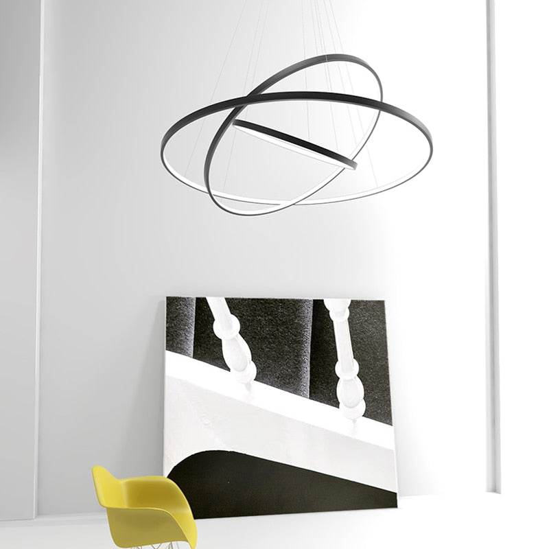 Circle Crystal Pendant Light