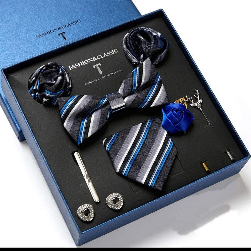 Premium Men's Tie Set in Elegant Gift Box