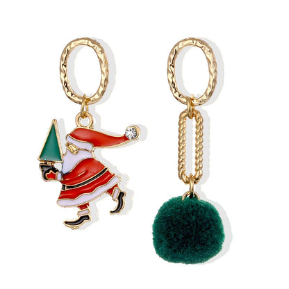 Fun Christmas Tree Earrings
