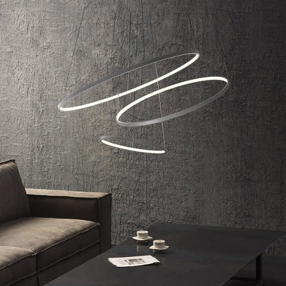 Circle Crystal Pendant Light