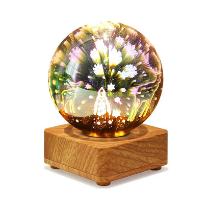 Colorful 3D Star Night Lamp with USB LED Light