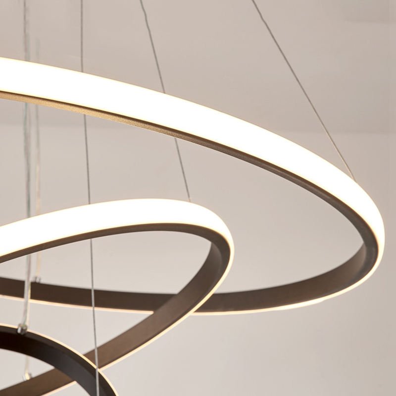 Modern Spiral Pendant Light