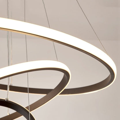 Modern Spiral Pendant Light