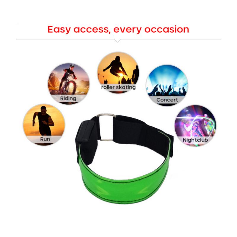 Visible LED Armband for Night Running Safety