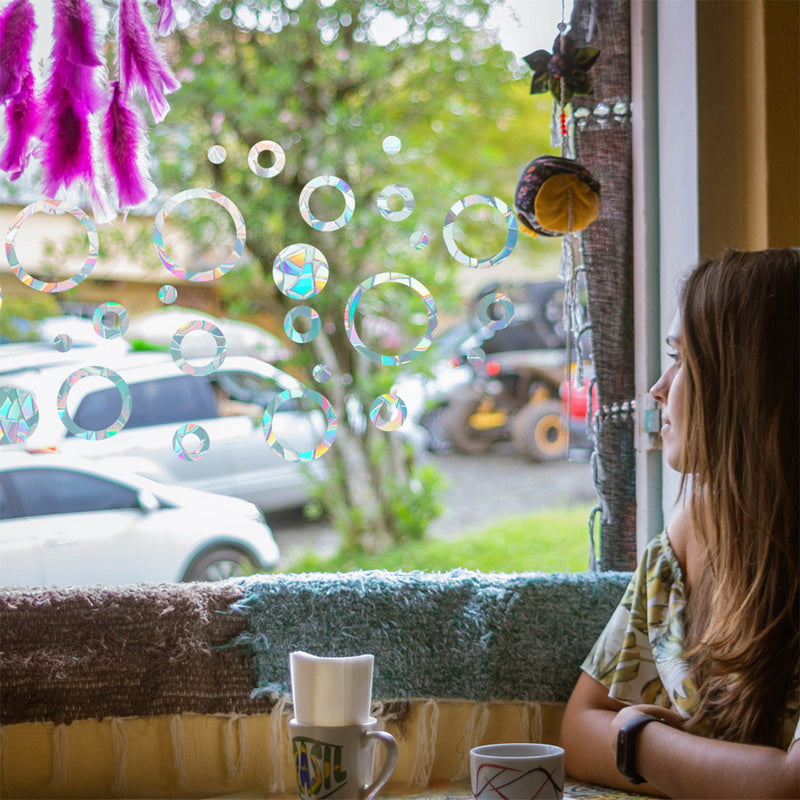 Colorful Glass Window Decor