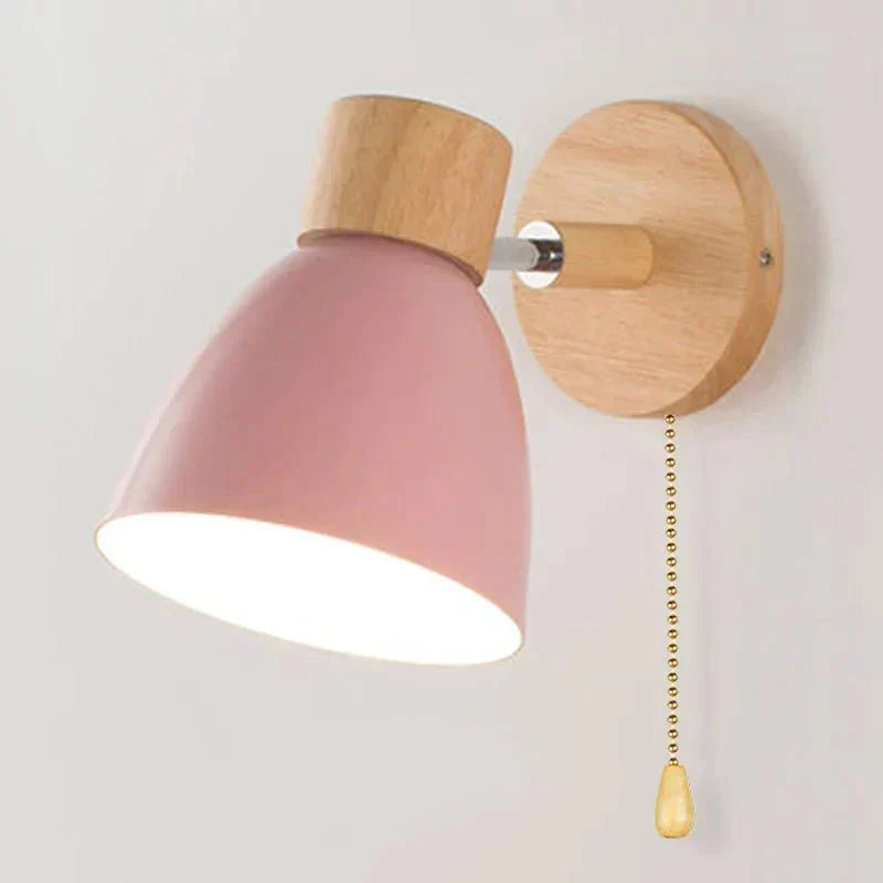 Stylish Wooden Wall Light - Classic Warm Glow