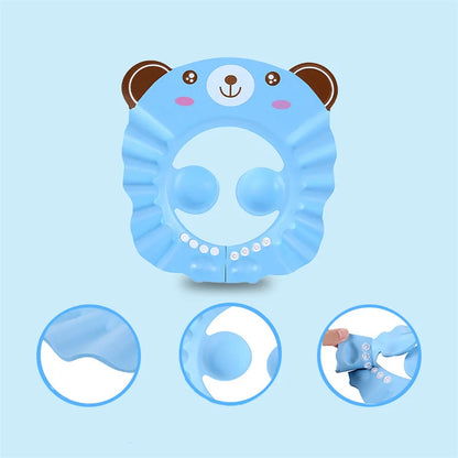 Soft Baby Ear and Face Guard for Bath Time