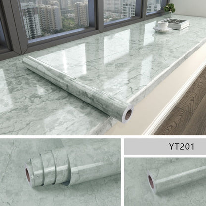 Stylish Marble Stick-On Bathroom Wallpaper