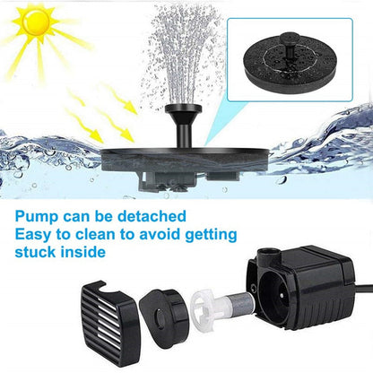 Eco Friendly Solar Powered Garden Fountain