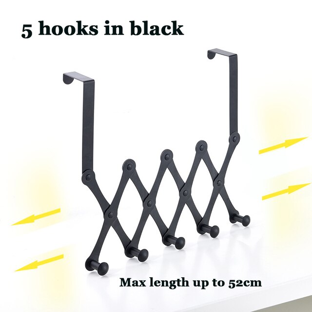 Space Saving Over Door Storage Hook Rack