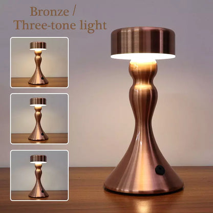 Stylish Wireless Desk Lamp with USB Charger