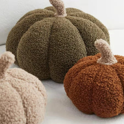 Plush Fall Pumpkin Throw Pillow - Befez