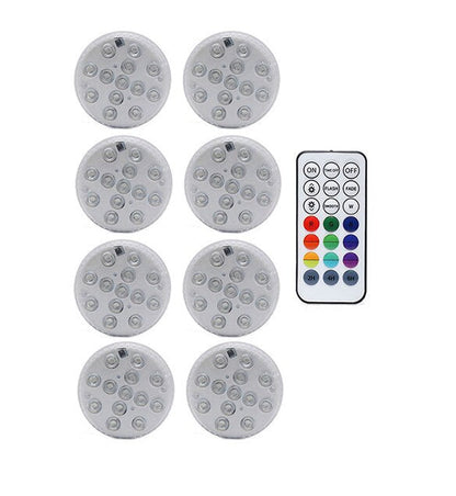 Colorful LED Waterproof Lamp with Free Remote