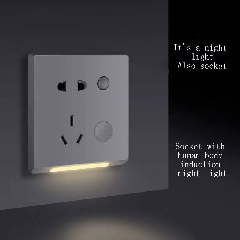 Smart Night Vision Plug Socket