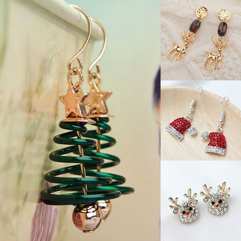 Befez | Festive Holiday Style Drop Earrings
