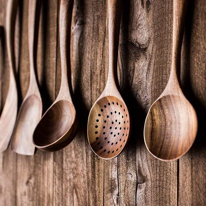 Eco Friendly Teak Wood Kitchen Utensils