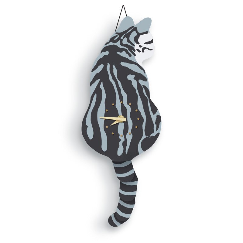 Fun Feline Wall Clock