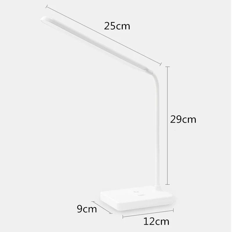 Soft LED Desk Lamp with USB Charger and Phone Stand