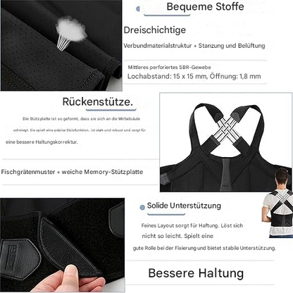 Comfortable Posture Corrector for Back and Neck Support